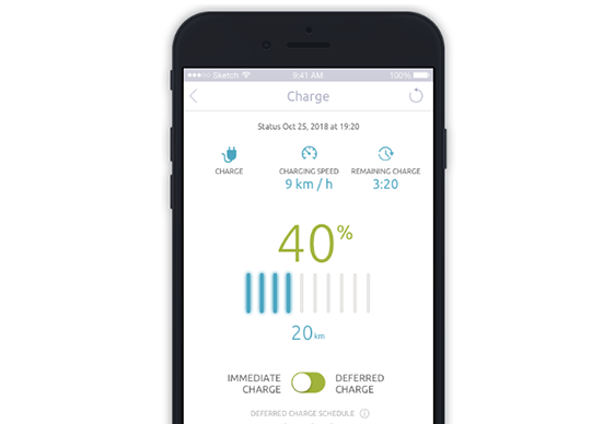 Manage het opladen van uw auto